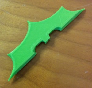 3D printed Batman Weapon